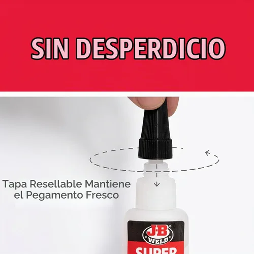 Vista 6 de J-B Weld 33120H SuperWeld - Pegamento transparente - 20 g