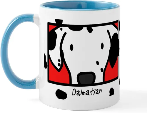 Vista 25 de CafePress Taza de café de cerámica Anime American Eskimo de 11 oz (11.0 fl oz)