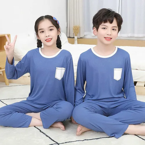Vista 5 de Traje de bebé niña para niños pequeños PrimaveraVerano Nuevo policromado para niños Casual Home Furnishing Long Outfits