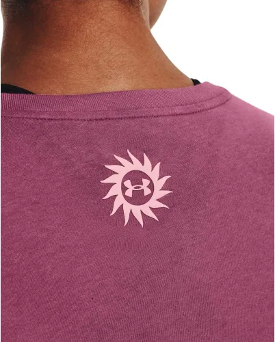 Vista 6 de Under Armour Grovey Wordmark - Camiseta de manga corta para mujer