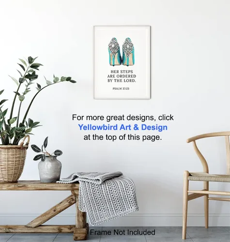 Vista 6 de Regalos cristianos glamorosos para mujeres, decoración de pared religiosa, versículos de la Biblia, decoración de pared de las Sagradas Escrituras
