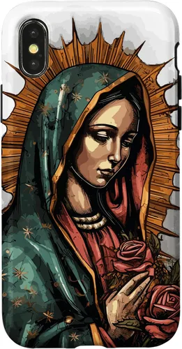 Vista 5 de Funda para iPhone 12 Pro Max Virgen De Guadalupe Católica Virgen De Guadalupe