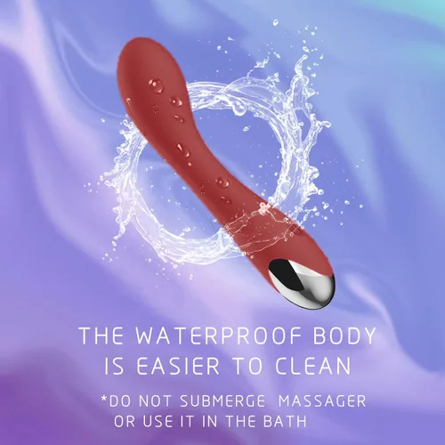 Vista 3 de Consolador vibrador de punto G para vagina, clítoris, placer anal con 10 modos de vibración, masajeador vibratorio silencioso, recargable