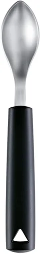 Vista 6 de triangle 72 865 80 01 Cuchara Quenelle grande con mango corto fabricado en Solingen / Alemania Cuchara de leva de calidad profesional Professional