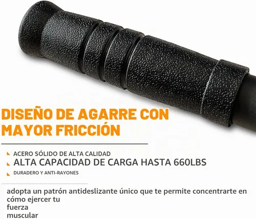 Vista 2 de Barra recta, barra desplegable giratoria 360, accesorios de cable para accesorios de cable para máquina de cable de gimnasio, barra de rizo