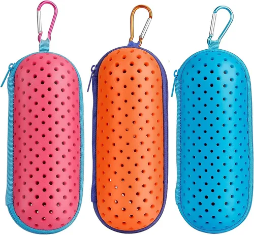 Vista 11 de Estuche para Gafas de Natación para Gafas de Natación, Fundas Protectoras para Gafas con Clip, Gafas de Sol, Gafas, Deportes