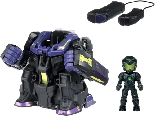 Vista 2 de Takara Tomy Unidad Humana Integrado Buttobuster Negro Zunk Lasher