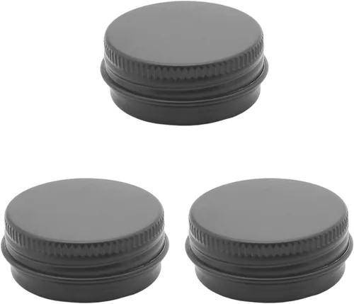 Vista 15 de Othmro 12 latas redondas de metal de 1.4 onzas, latas de aluminio, envases recargables de 1.4 fl oz, latas de lata con tapa de tornillo para 12