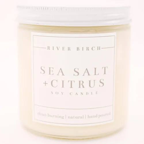 Vista 65 de River Birch Candles - Vela perfumada de almendra y miel Velas en tarro de ámbar de soja de primera calidad, totalmente naturales, no tóxicas, 8.5