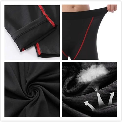 Vista 6 de Pantalones de compresión para niños, capas base, mallas de hockey para fútbol, leggings atléticos, térmicos para niños