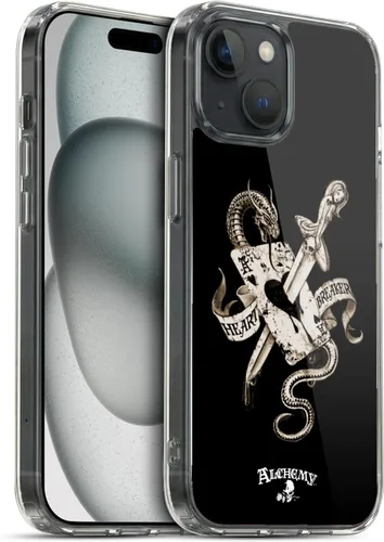 Vista 96 de Head Case Designs Funda de gel con licencia oficial de Alchemy Gothic 13 Dagger Illustration [protección de grado militar] compatible con Apple