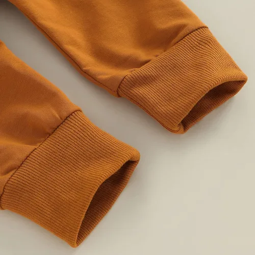 Vista 6 de FYBITBO Conjunto de ropa de Halloween para niños pequeños, con capucha, capa y pantalones para otoño y Halloween