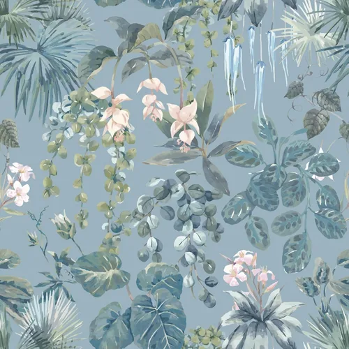 Vista 15 de Ismoon Papel tapiz verde para despegar y pegar, diseño bohemio floral y hojas en papel adhesivo grueso, papel adhesivo botánico oscuro, extraíble