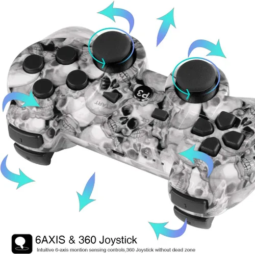 Vista 4 de PS3 Control inalámbrico para Playstation 3 Dual Shock - US24P3MT