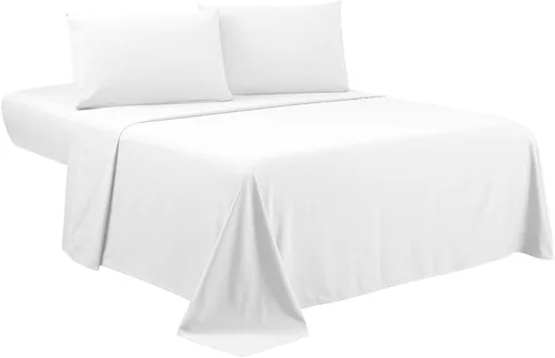 Vista 11 de Sfoothome - Juego de sábanas individuales de lujo para hotel, juego de ropa de cama de 3 piezas, color negro, bolsillo extra profundo, juego de ropa