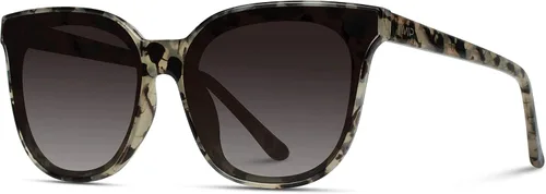 Vista 4 de WearMe Pro - Gafas de sol de gran tamaño con lente espejo completo para mujer