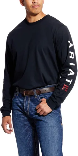 Vista 2 de Ariat Camisa de manga larga con cuello redondo resistente al fuego para hombre