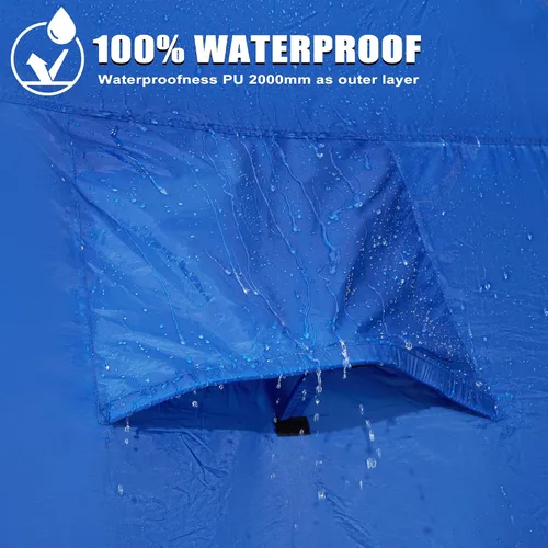Vista 5 de GoHimal Pickup Truck Tent, Waterproof PU2000mm Double Layer for FT Truck Bed, Portable Bed Tent for Camping