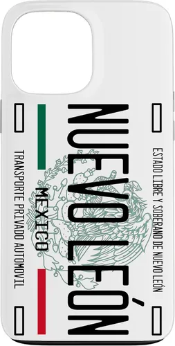 Vista 24 de Neoleonés Nuevo Leon License Plate Phone Case for iPhone 17