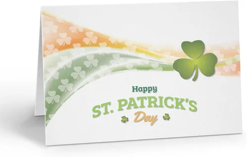 Vista 17 de Stonehouse Collection Surtido de tarjetas de felicitación del día de San Patricio, tarjetas irlandesas de la suerte, trébol, duende, decoraciones