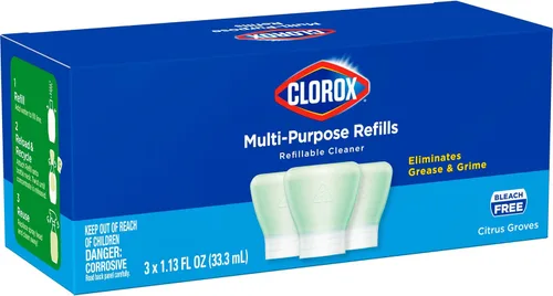 Vista 12 de Clorox Recambio de spray multiusos, esenciales para el hogar, 3 x 1.125fo repuestos concentrados