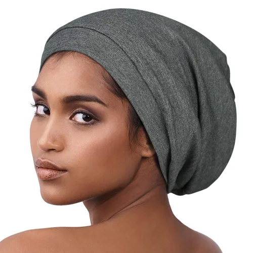 Vista 71 de Alnorm - Gorro con forro de satén y suave banda elástica para hombres y mujeres, talla única Se ajusta a la mayoría
