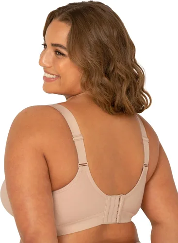 Vista 3 de Fruit of the Loom Brasier de algodón sin aros en tallas grandes, para mujer