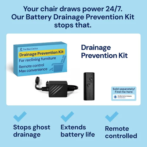 Vista 7 de Paquete de baterías Blue Cactus 5000mAh para muebles reclinables simples For Simple Recliners Without Extra Features - Not For Sofas & Loveseats