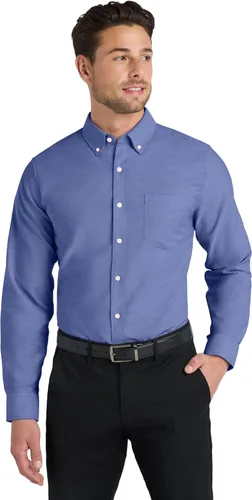 Vista 8 de Port Authority Camiseta Oxford SuperPro. S658 Negro