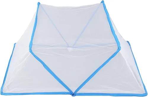 Vista 7 de Tienda de campaña portátil, plegable, fácil de almacenar, para niños, para viajes (azul)