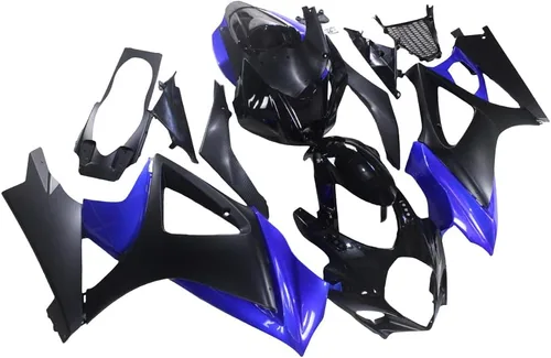 Vista 2 de Kit de carenado negro púrpura para 2007 2008 Suzuki K7 GSXR1000 07 08 GSX-R1000 Carrocería ABS plástico cuerpo marco conjunto
