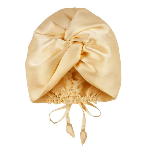 Vista 18 de OLESILK - Gorro de seda para dormir para mujeres: 100% seda de morera de 22 momme, ajuste ajustable para el cuidado del cabello nocturno, sin Negro