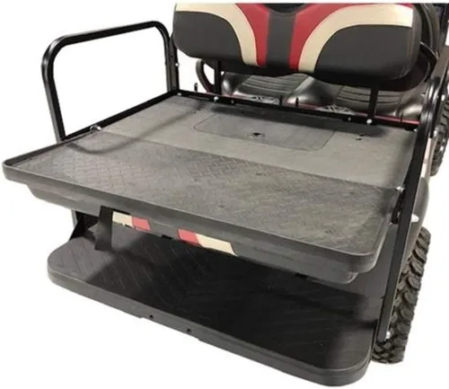 Vista 2 de GTW MACH3 EZGO RXV Kit de Juego de Volteado Trasero para Carrito de Golf con Marco de Acero Compatible con Modelos RXV 2008-2022 Negro