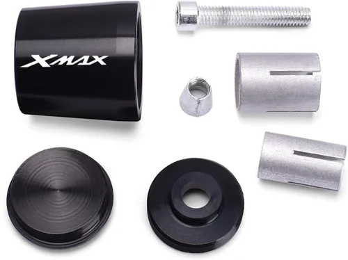 Vista 3 de Motorcycle Handle Bar End Weight Handlebar Grips Cap Anti Vibration Silder Plug for XMAX300 XMAX400 X-MAX 125 250 300 400 (Color : Titanium)