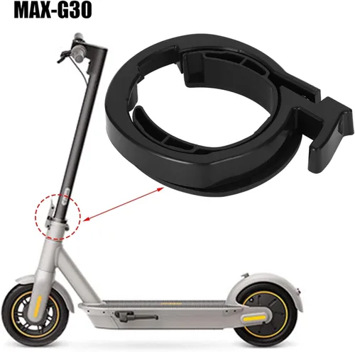 Vista 7 de Hebilla de anillo de guardia con cierre de círculo ABS para Xiaomi Ninebot MAX G30 Anillo de límite eléctrico piezas de scooter
