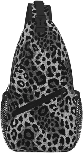 Vista 25 de Bolso bandolera para hombres y mujeres, mochila cruzada floral de tulipán pastel, mochila casual de senderismo para viajes, deportes, correr, bolsa