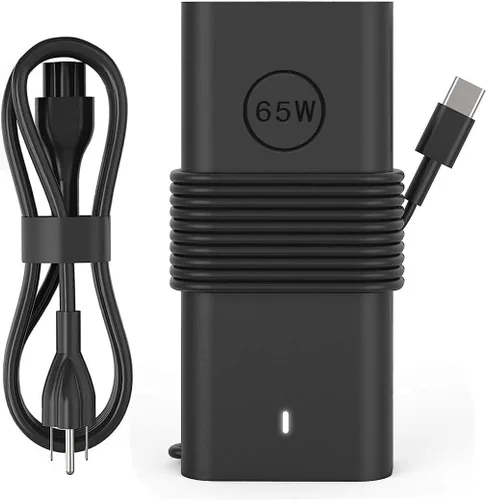 Vista 8 de Cargador para laptop 65 W, adaptador de corriente USB C compatible con Dell Chromebook 3100 3110 5190 5300 3300 3380 3400 3500 Latitude 5400 5420