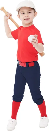Vista 7 de QBK 2T-17Y - Pantalones de béisbol para niños pequeños, pantalones de sóftbol para jóvenes, pantalones de béisbol para niños y niñas