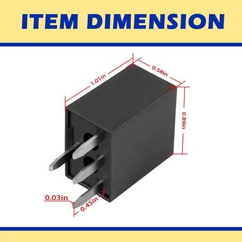 Vista 7 de 15016745 Relé A/C de 4 pines para faros delanteros GM Chevrolet Trailblazer Buick GMC Fuse Module Probado Relé multiusos