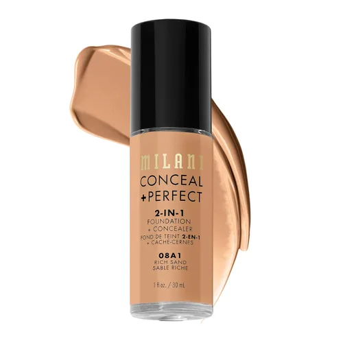 Vista 16 de Milani Conceal + Perfect - Maquillaje líquido de base, neutro ligero, 1