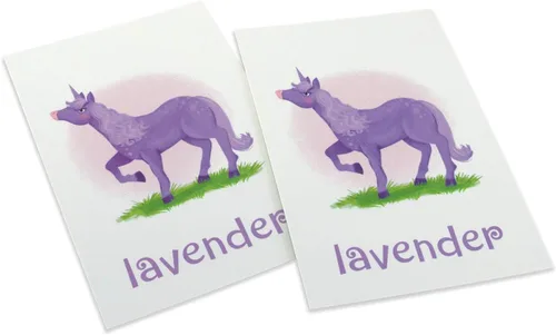 Vista 5 de Peaceable Kingdom Puzzle de unicornio y juego de coincidencias