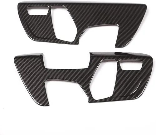 Vista 3 de Cubierta de panel de botón de ajuste de asiento para Toyota Supra GR A90 A91 MK5 2018-2022, el marco del panel del interruptor de ajuste del asiento