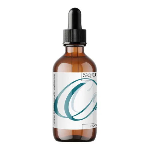 Vista 2 de Dr Joe Lab Aceite de escualano puro derivado de plantas, refinado prensado en frío de aceitunas, aceite portador vegano sin diluir para cara, piel