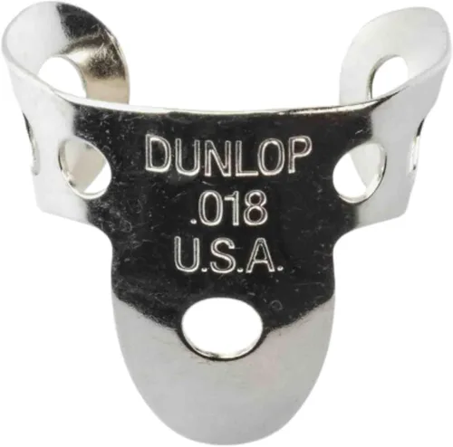 Vista 2 de Jim Dunlop 33P013 .013 pulgadas dedo de plata de níquel y thumbpicks