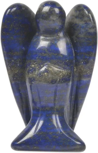 Vista 14 de Justinstones Estatua de Ángel de la Guarda de Gema Tallada en 7 Chakras, Ángel de la Paz en Bolsillo, 5 cm