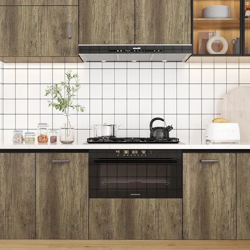Vista 7 de VEELIKE Papel tapiz de madera envejecida para despegar y pegar, papel de contacto de madera rústica para encimeras, impermeable, autoadhesivo