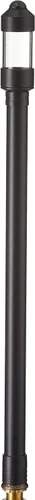 Vista 4 de VOLT Max Spread - Luz de camino de latón negro de 12 V (25 pulgadas de alto, pantalla de 9 pulgadas) con bombilla LED G4 blanca cálida de 3 W 2700 K