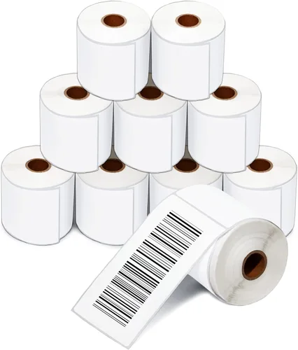 Vista 15 de Aegis Adhesives - Etiquetas térmicas directas de 1 pulgada x ½ pulgada para etiquetas de precio pequeño, dirección de devolución, carpeta