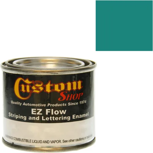 Vista 33 de Custom Shop KSE755-QP - Pintura esmaltada EZ Flow a rayas y letras de oro 23K, 4 onzas