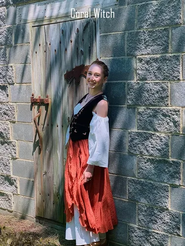 Vista 2 de Maxivestido largo estilo bohemio de algodón con cintura elástica para mujer